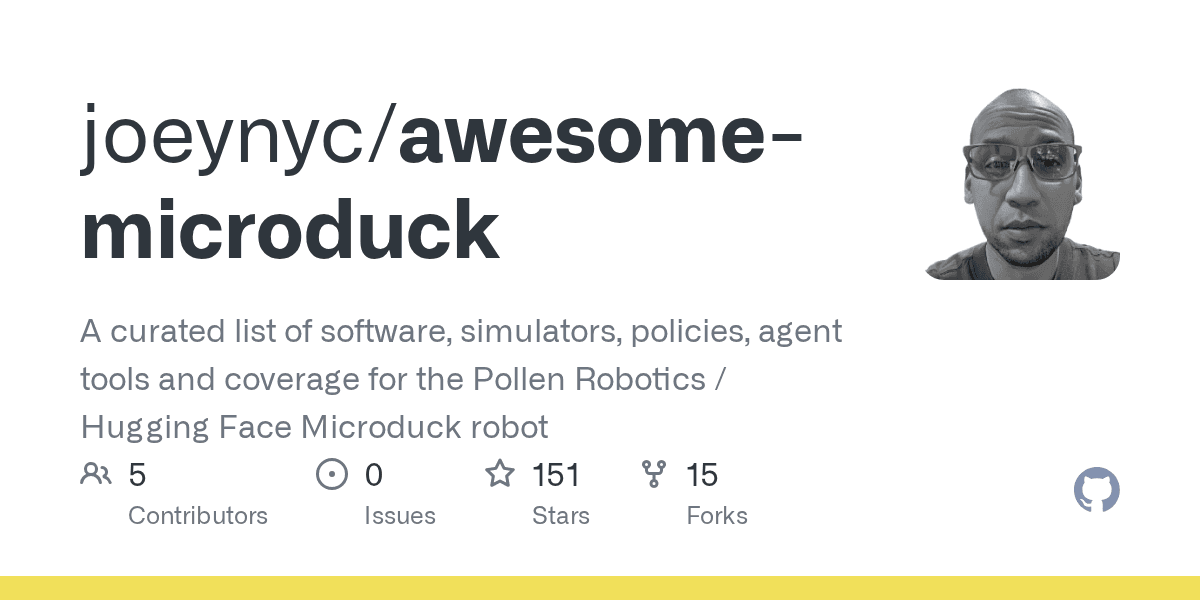 joeynyc/awesome-microduck: A curated list of software ...