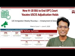 New H1B Bill aims to End OPT & Dual Intent, Court Vacates USCIS Holds, $5T Immigrant-Built Unicorns