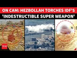 SHOCKING VIDEO! Hezbollah Missile SLAMS Into IDF's 'INVINCIBLE' War Machine As Iran Ally Fights Back