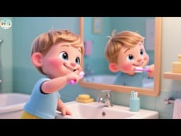 Brush Your Teeth Song 🪥 | Fun Morning Routine for Kids | Healthy Habits Nursery Rhyme