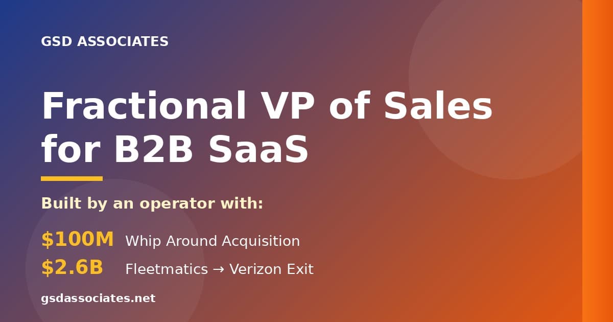 Founder-Led Sales: When to Stop & How to Transition