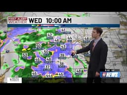 First Alert: Mountain Snow & Valley Rain Today