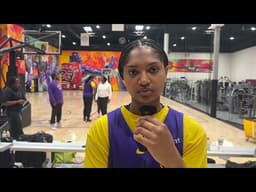 LA Sparks rookie guard Chance Gray on Kelsey Plum returning from injury & her impact on great shots