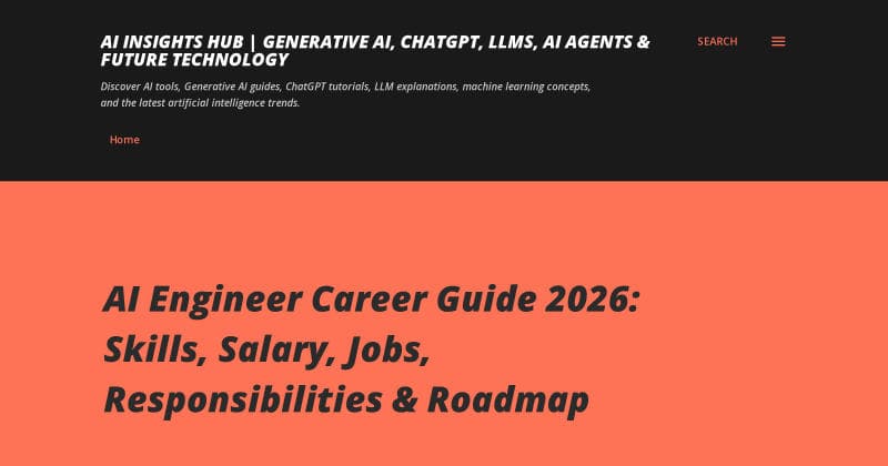AI Engineer Career Guide 2026 Review