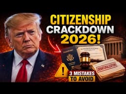 US Citizenship Update 2026: DOJ Files 12 Denaturalization Cases — 3 Mistakes to Avoid