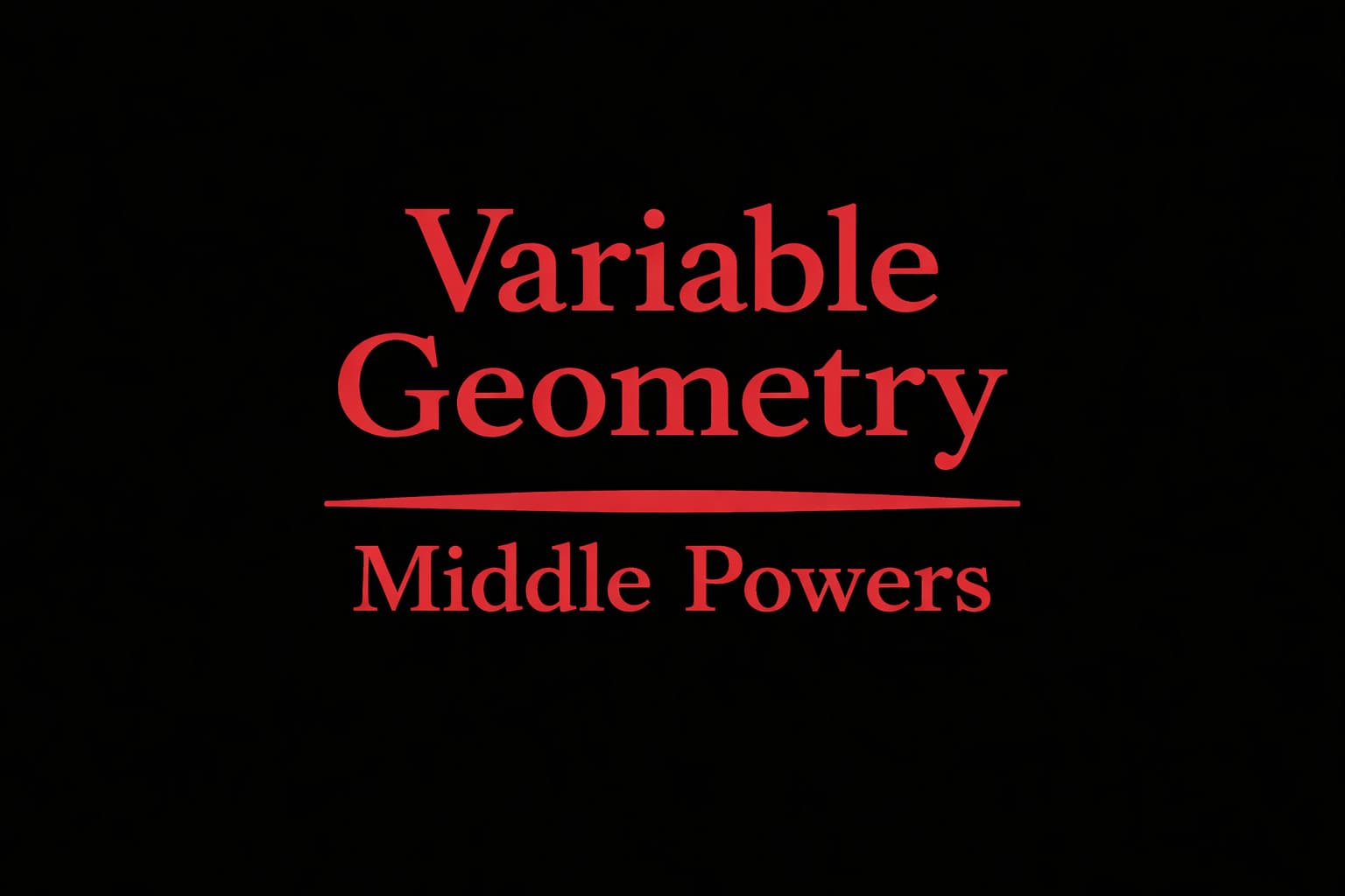 The Middle Power Meet in the Nordics