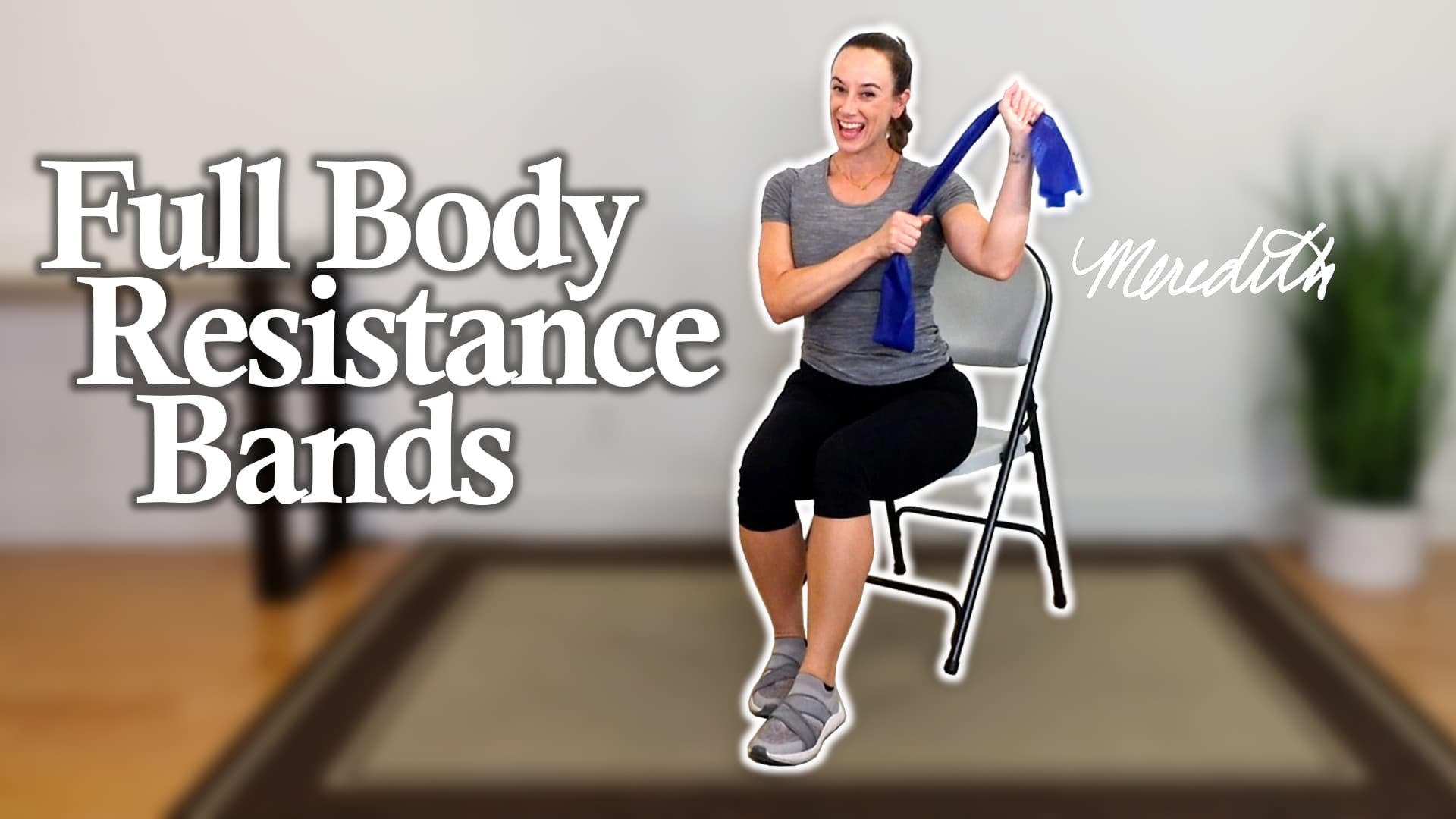35 Minute Full Body Seated Resistance Bands Workout For ...