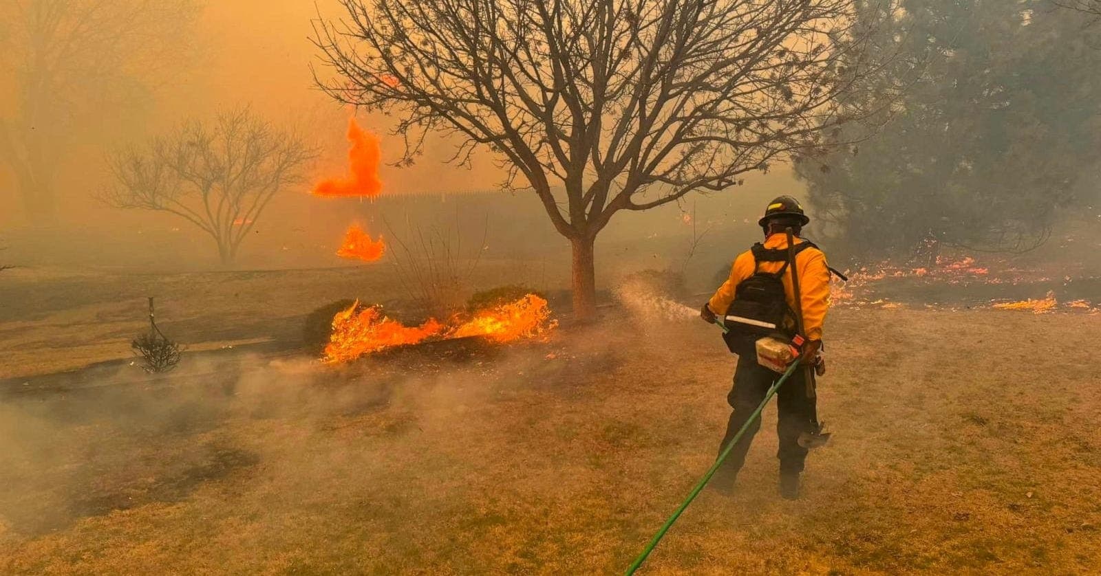 Texas Panhandle Wildfires Spread as Firefighters Struggle Against Wind-Driven Flames