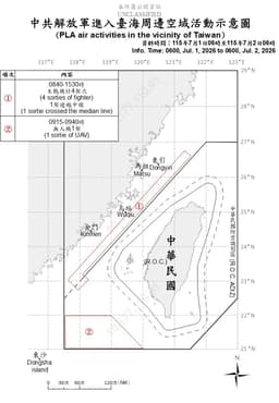中國11軍機艦、5公務船擾台國軍嚴密監控應處 - 自由軍武頻道