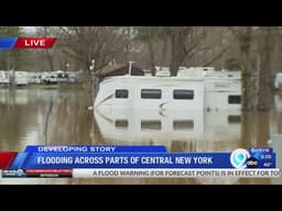 Central New York areas flooded after heavy rain