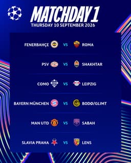 @ChampionsLeague: Matchday 1 concludes 😤

#UCL https://t.co/fgZ6Wz1Yor