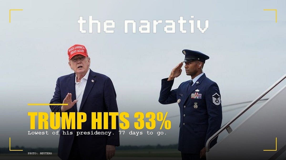TRUMP HITS 33% AS THE AGENCIES TURN ON HIS CRITICS