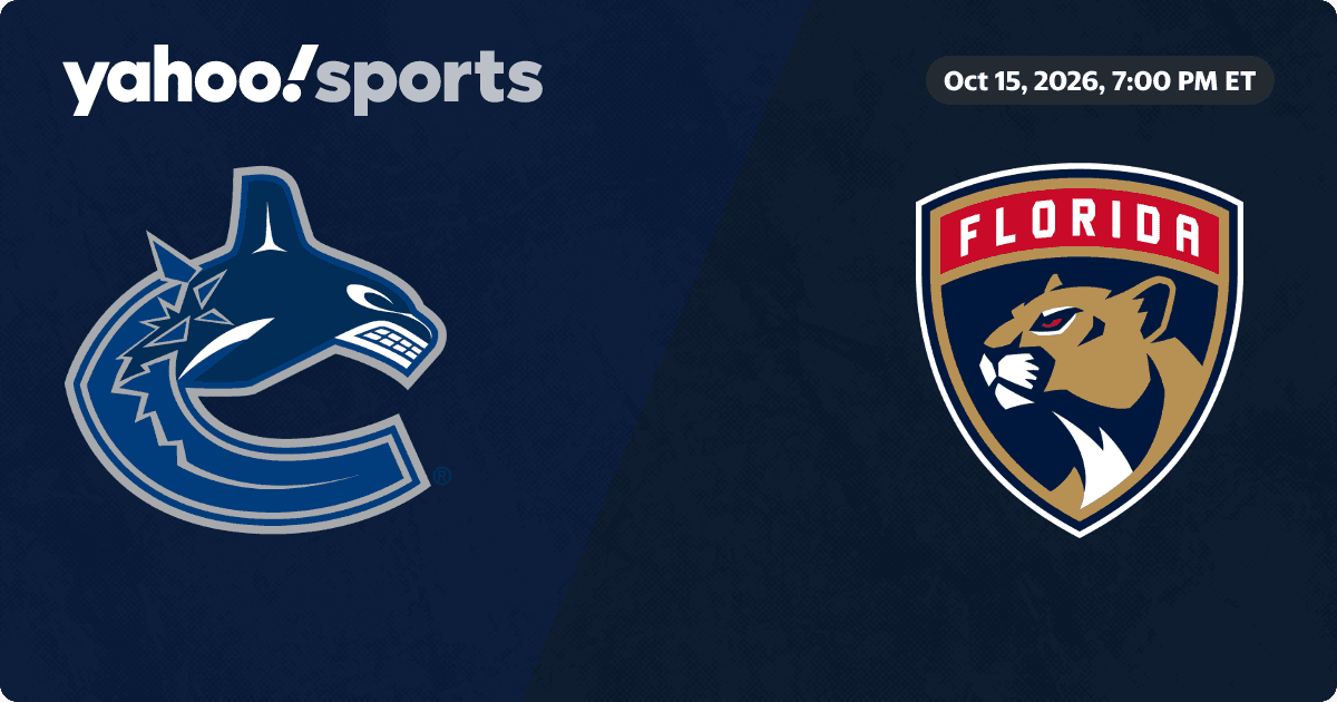 Vancouver Canucks @ Florida Panthers