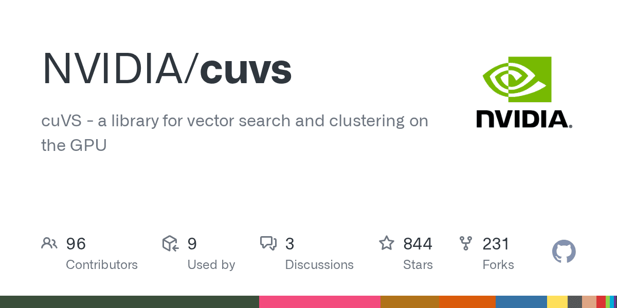 cuVS - a library for vector search and clustering on the GPU · GitHub