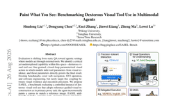 Paint What You See: Benchmarking Dexterous Visual Tool Use in Multimodal Agents