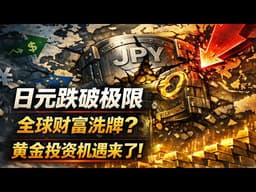 2026日元跌破极限？当“利差交易”开始反噬全球，全球财富洗牌与黄金投资机遇分析！