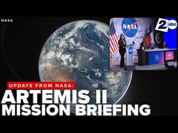 NASA MISSION BRIEFING: Artemis II crew in ‘great spirits,’ shares first look from space