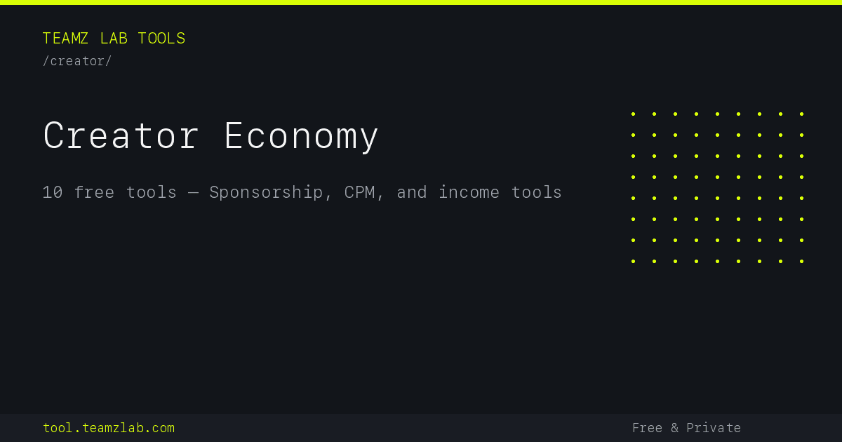 Affiliate Income Goal Calculator - Teamz Lab Tools