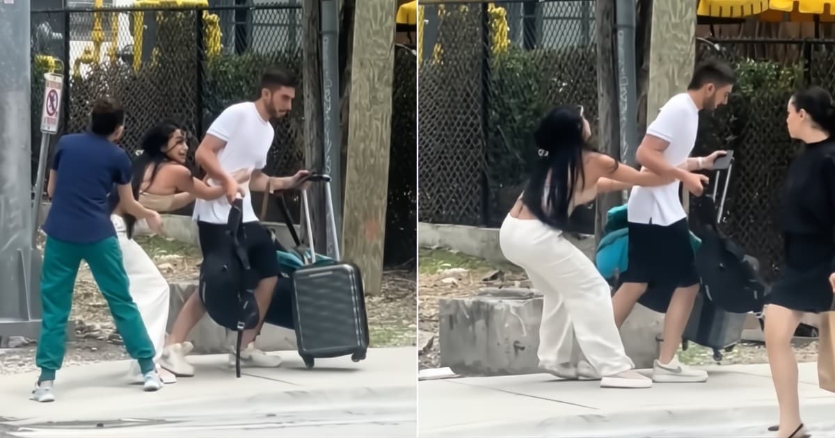 Cuban in Miami records street fight: "American drama"