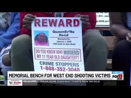 Memorial benches honor 11-year-olds killed in drive-by shootings