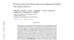 Scaling Agentic Data for Long-Horizon Terminal Intelligence