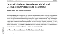 Intern-S2-Mobius: Foundation Model with Decoupled Knowledge and Reasoning