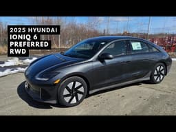 2025 Hyundai IONIQ 6 Preferred Long Range RWD: 550km of Autonomy!