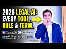 AI for Lawyers in 2026: Every Term, Tool & Rule You Need to Know