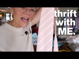Thrift With Me: Hunting for Hidden Textiles to Upcycle