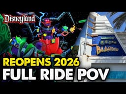 Buzz Lightyear Astro Blasters Reopened | FULL RIDE POV 2026