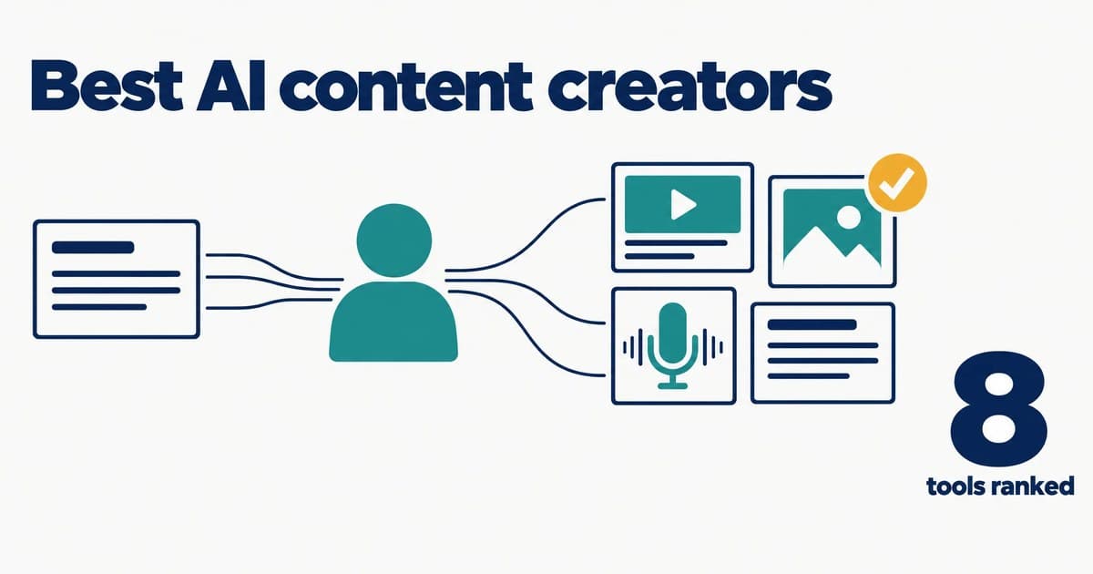 Best AI Content Creators: 8 Tools Ranked