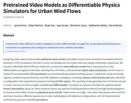 @_akhaliq: Pretrained Video Models as Differentiable Physics Simulators for Urban Wind Flows

paper: https://t....