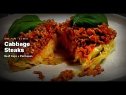 One-Pan Cabbage Steaks With Ground Beef — 30 Min Dinner