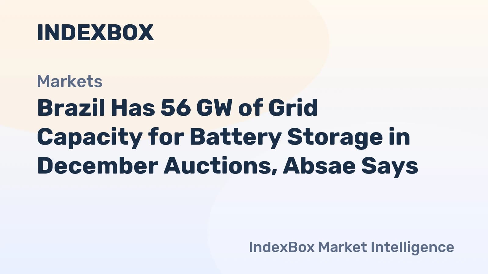 Brazil Has 56 GW of Grid Capacity for Battery Storage in ...