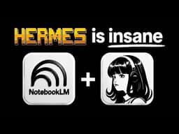 Hermes Agent has a NEW SuperPower (NotebookLM)