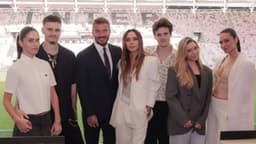 Beckham family put on a united front in Miami for David's 'incredible' milestone after Brooklyn takes tense phone call