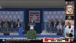 @MLB: Carlos Beltrán, Andruw Jones and Jeff Kent are introduced at the @BaseballHall induction ceremony 👏 ...