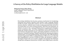 A Survey of On-Policy Distillation for Large Language Models