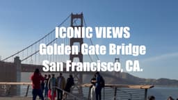 WALKING Promenade Trail TO Golden Gate Bridge IN Presidio N.P.