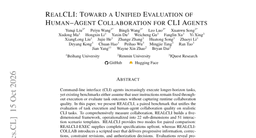 RealCLI: Toward a Unified Evaluation of Human-Agent Collaboration for CLI Agents