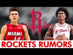 Houston Rockets Rumors: Tyler Herro Trade Idea + Amen Thompson Contract News
