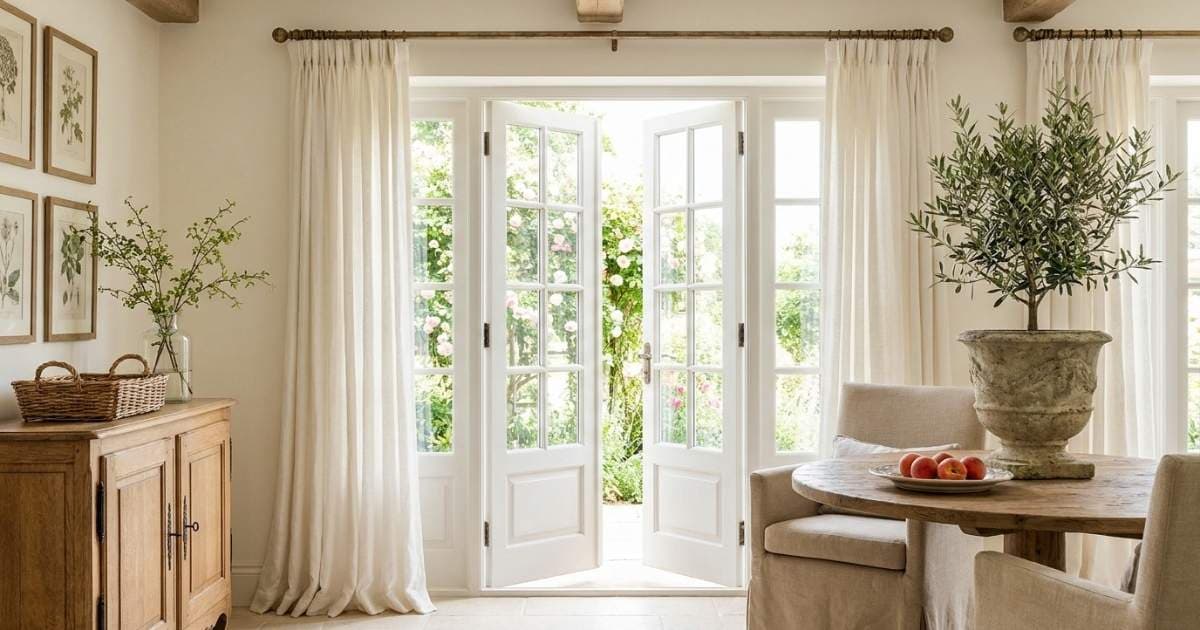 17+ Charming French Door Decor Ideas - Home Bunks