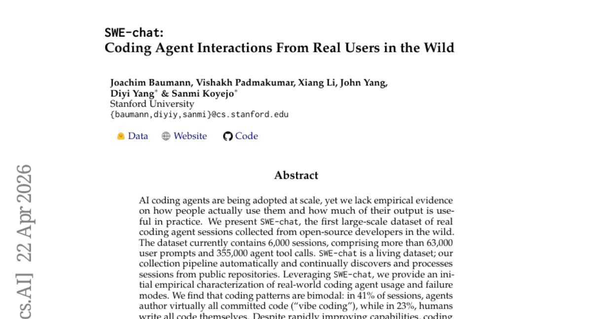 SWE-chat: Coding Agent Interactions From Real Users in the Wild