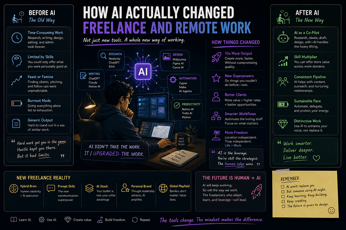 How AI Actually Changed Freelance and Remote Work ...