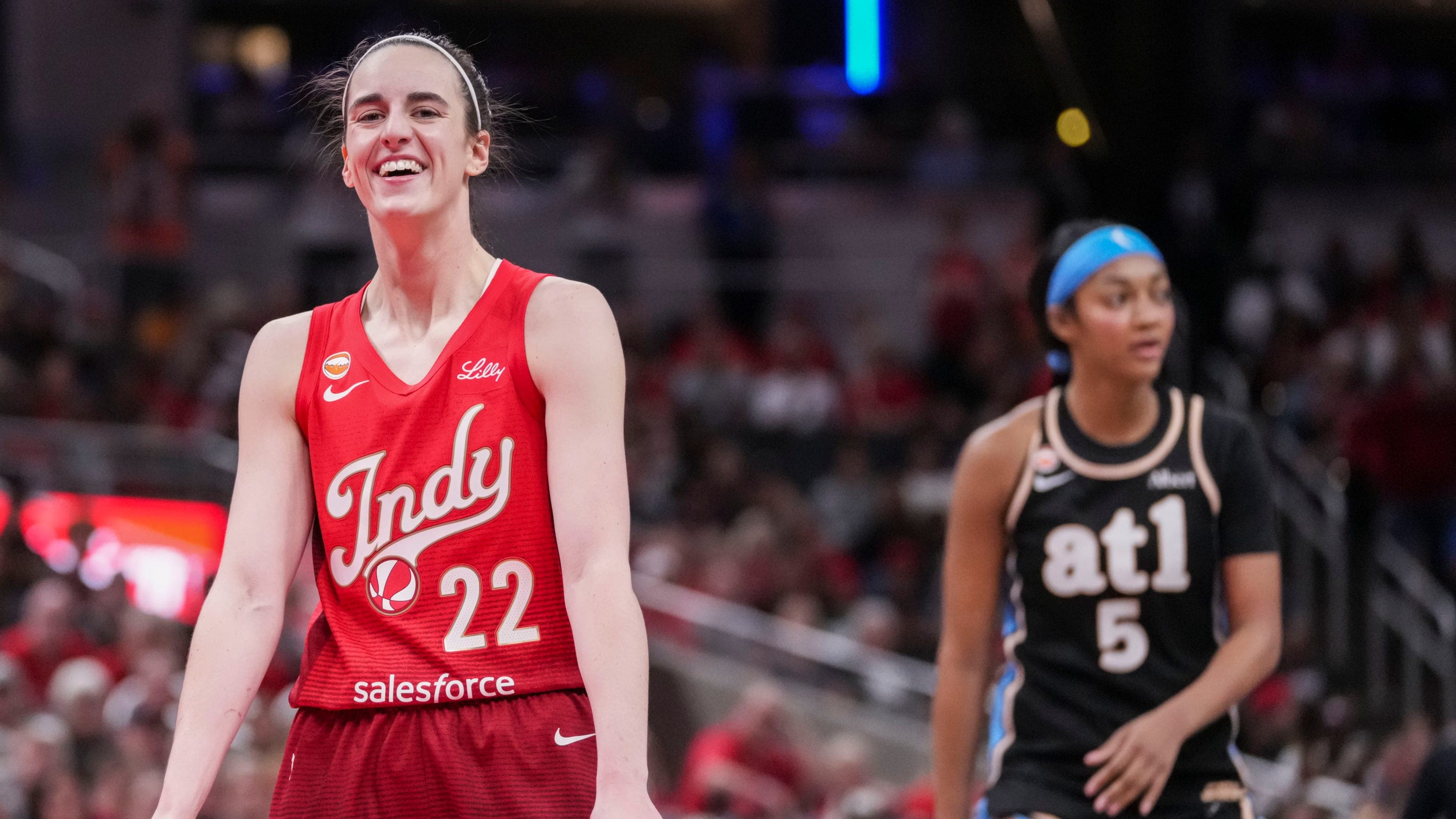 Caitlin Clark explains her bad batch of applesauce: 'I found a trash can, thank God'