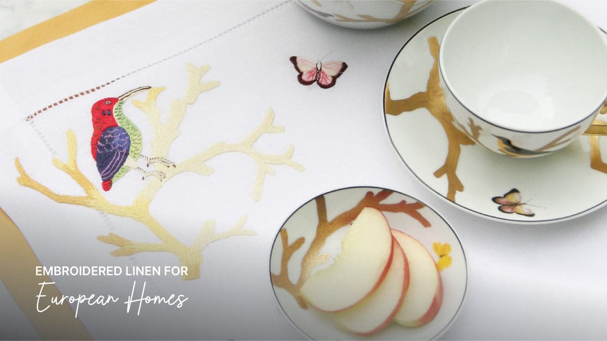 Why European Homes Are Choosing Embroidered Linen