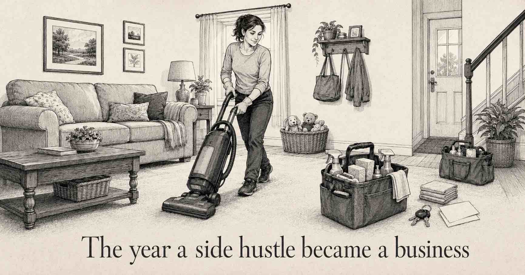 The year a side hustle became a business