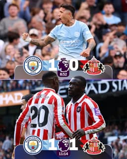 @premierleague: If you wanted early entertainment, the Etihad is the place to be!

⚽️ Enzo Fernandez
⚽️ Brian Brobbe...