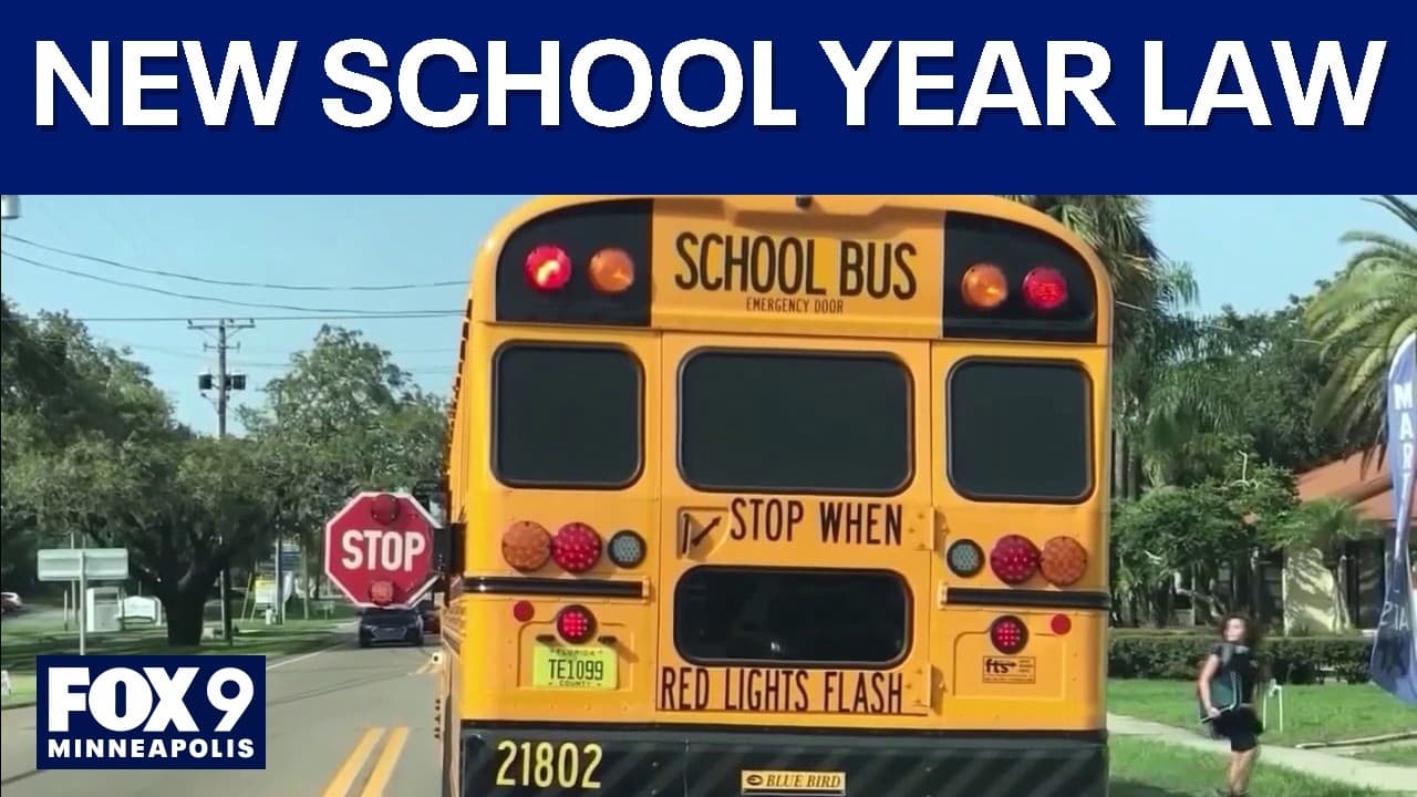 New Minnesota school bus law in effect