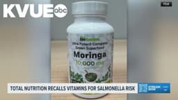 Total Nutrition recalls vitamins for salmonella risk